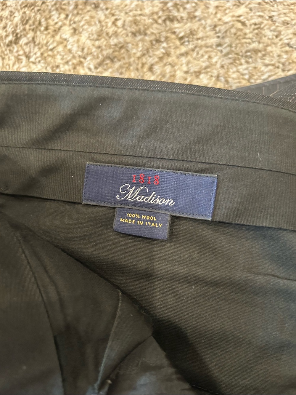 Men's Black Pinstripe Brooks Brother’s Suit 42/36 - Picture 5 of 10